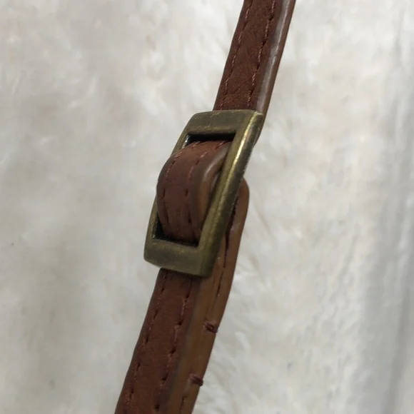 Duluth Trading Lifetime Leather Crossbody Wallet Cognac - Picture 5 of 12